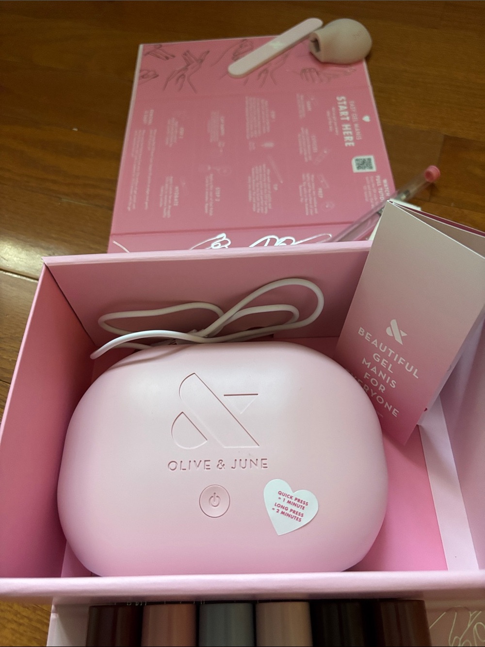 Pink At-Home Manicure Kit
